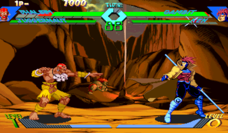 X-Men Vs. Street Fighter (USA 961004) Screenshot 1